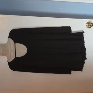Boston Proper Keyhole Tunic NWT Size M Black